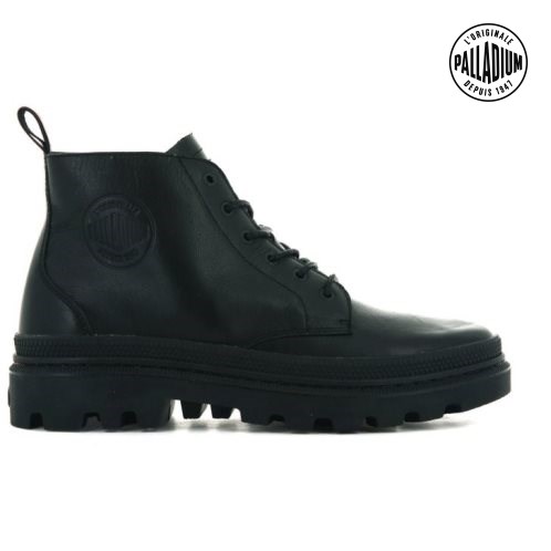 Bottes Palladium Pallatrooper Hi-2 Homme Noir | FR KSC438J